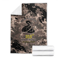 Harlem Hellfighters 369th Infantry Regiment Legacy Blanket God Damn Lets Go