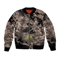 Harlem Hellfighters 369th Infantry Regiment Legacy Bomber Jacket God Damn Lets Go