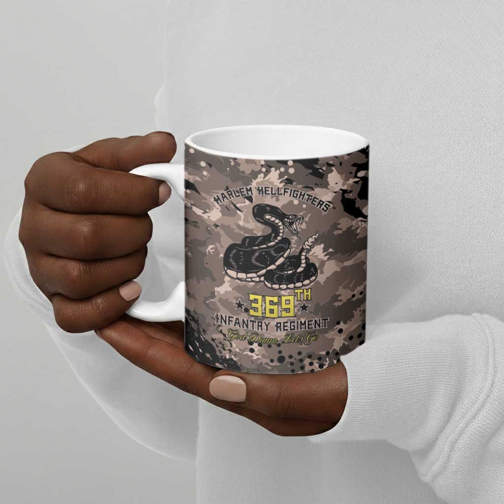 Harlem Hellfighters 369th Infantry Regiment Legacy Ceramic Mug God Damn Lets Go