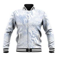 African Zebra Leopard Pattern Baseball Jacket Sky Savannah