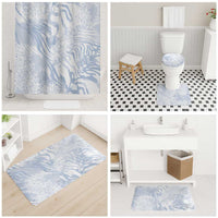 African Zebra Leopard Pattern Bathroom Set Sky Savannah