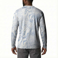 African Zebra Leopard Pattern Button Sweatshirt Sky Savannah