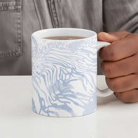 African Zebra Leopard Pattern Ceramic Mug Sky Savannah