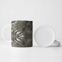 African Zebra Elephant Skin Pattern Ceramic Mug