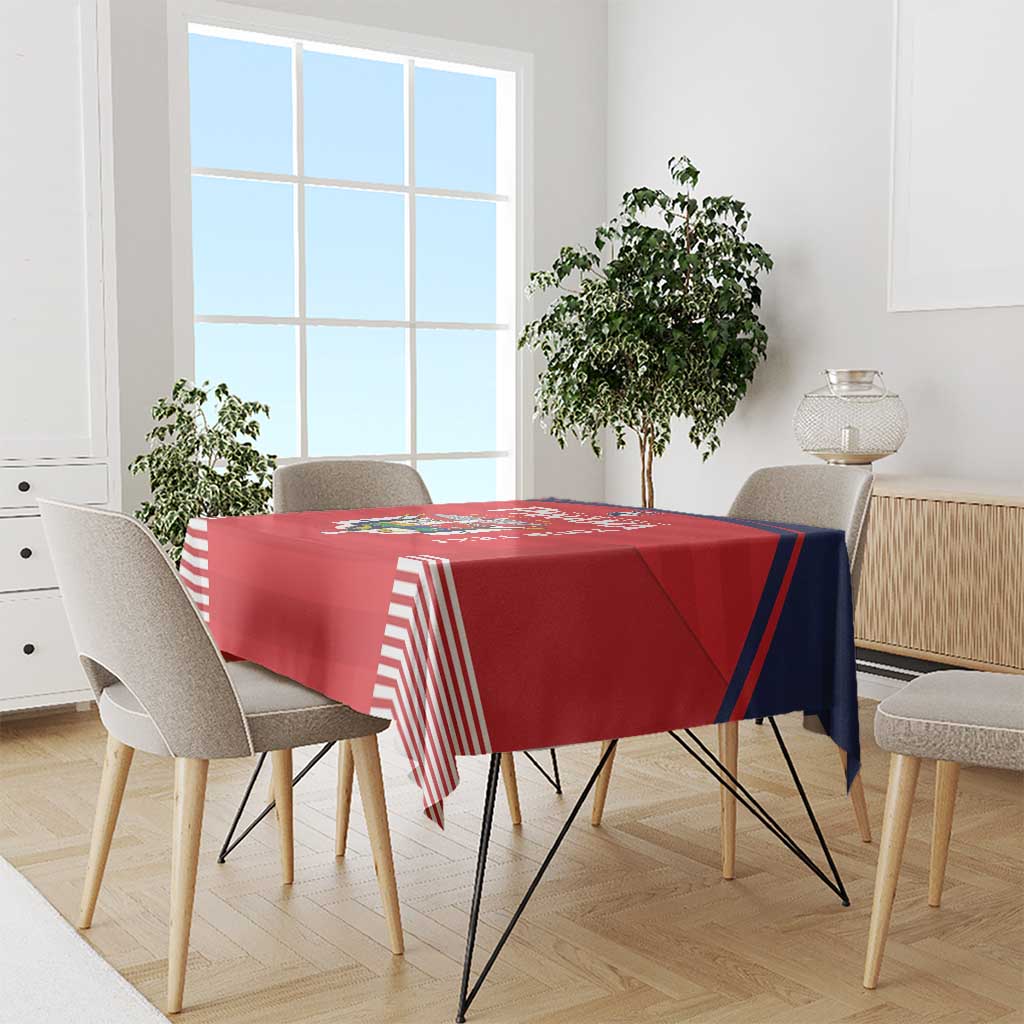 Custom Panama Football Tablecloth Go Los Canaleros Go