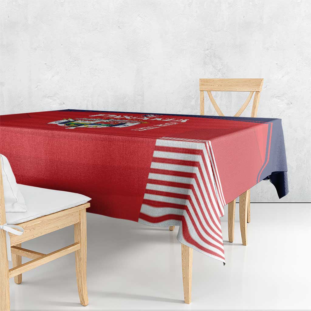 Custom Panama Football Tablecloth Go Los Canaleros Go