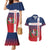 Custom Dominican Republic Football Couples Matching Mermaid Dress and Hawaiian Shirt Come On Los Quisqueyanos