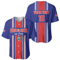 Blue baseball jersey set, front with Costa Rica Los Ticos and back with number 15