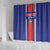 Custom Costa Rica Football Shower Curtain Vamos Ticos!
