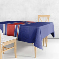 Custom Costa Rica Football Tablecloth Vamos Ticos!