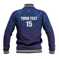 Custom Namibia Cricket Baseball Jacket Go Eagles Go - Wonder Print Shop
