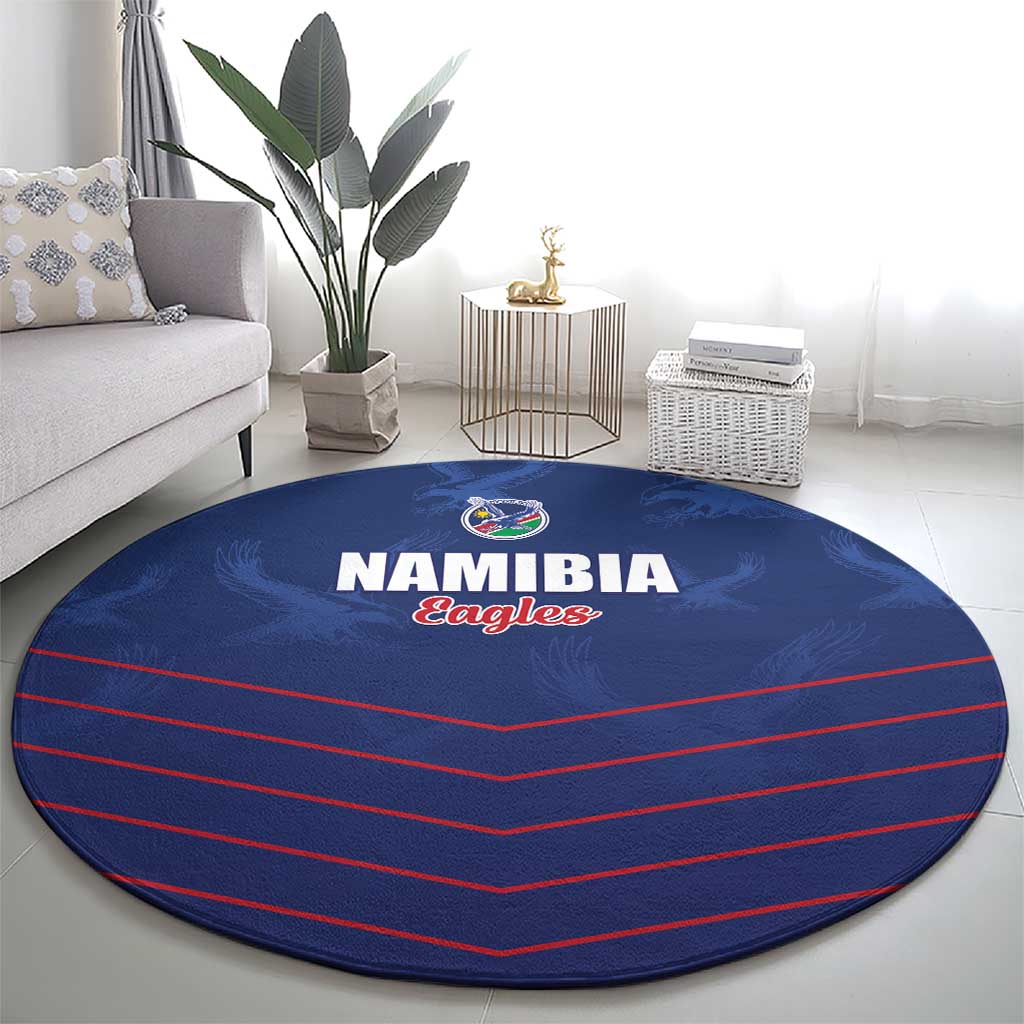 Namibia Cricket Round Carpet Go Eagles Go - Wonder Print Shop