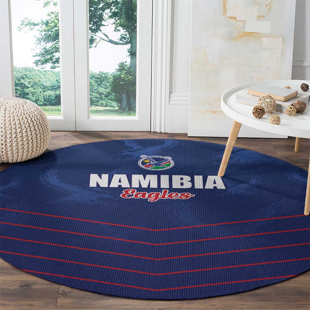 Namibia Cricket Round Carpet Go Eagles Go - Wonder Print Shop