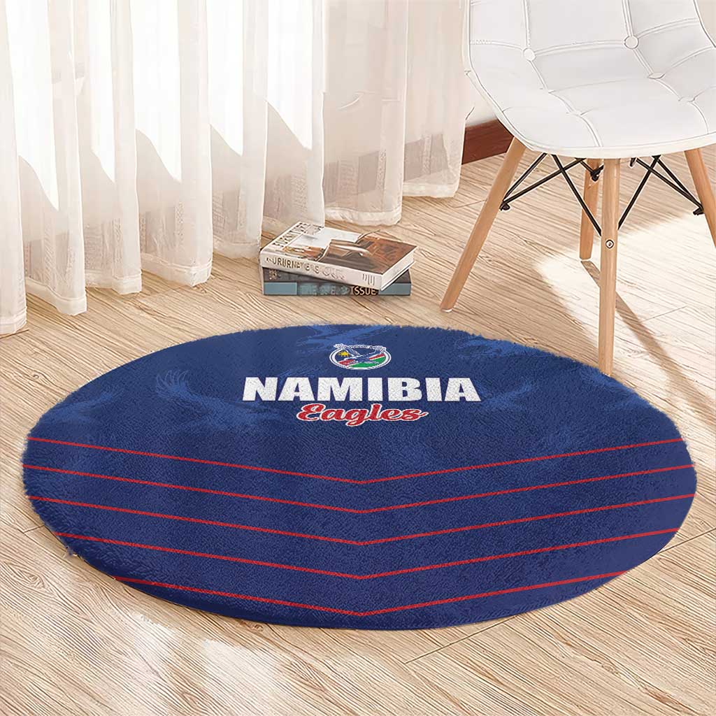 Namibia Cricket Round Carpet Go Eagles Go - Wonder Print Shop