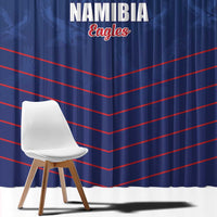Namibia Cricket Window Curtain Go Eagles Go - Wonder Print Shop