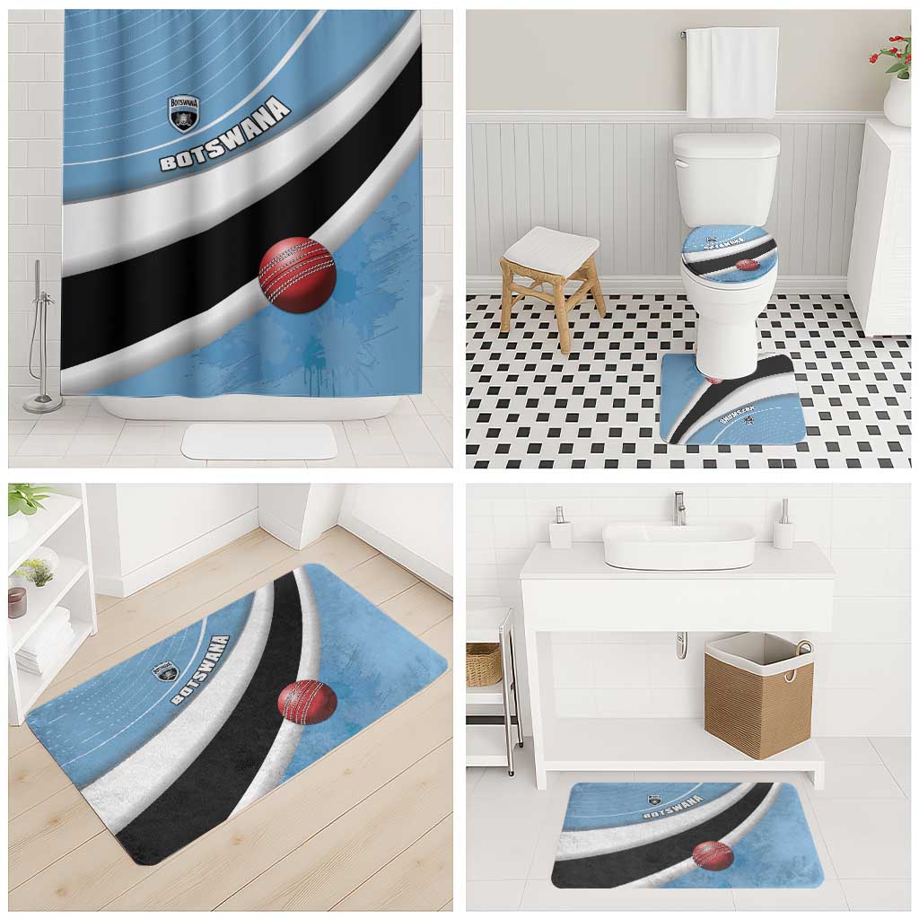 Botswana Cricket Bathroom Set Go Baggy Blues - Wonder Print Shop