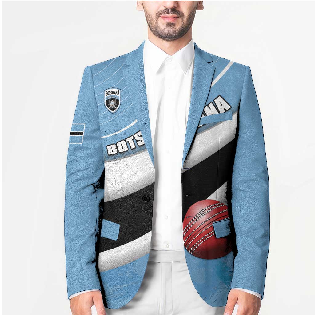 Custom Botswana Cricket Blazer Go Baggy Blues - Wonder Print Shop