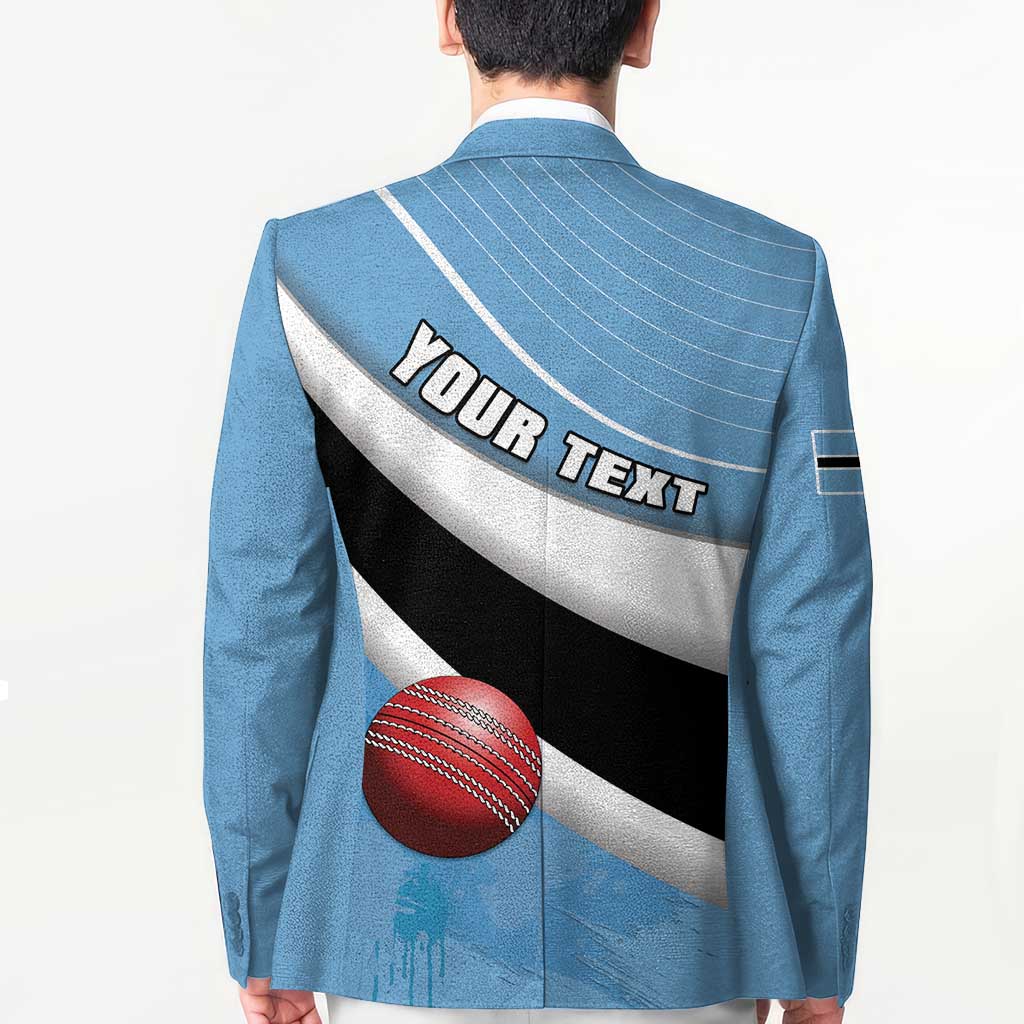 Custom Botswana Cricket Blazer Go Baggy Blues - Wonder Print Shop