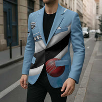 Custom Botswana Cricket Blazer Go Baggy Blues - Wonder Print Shop