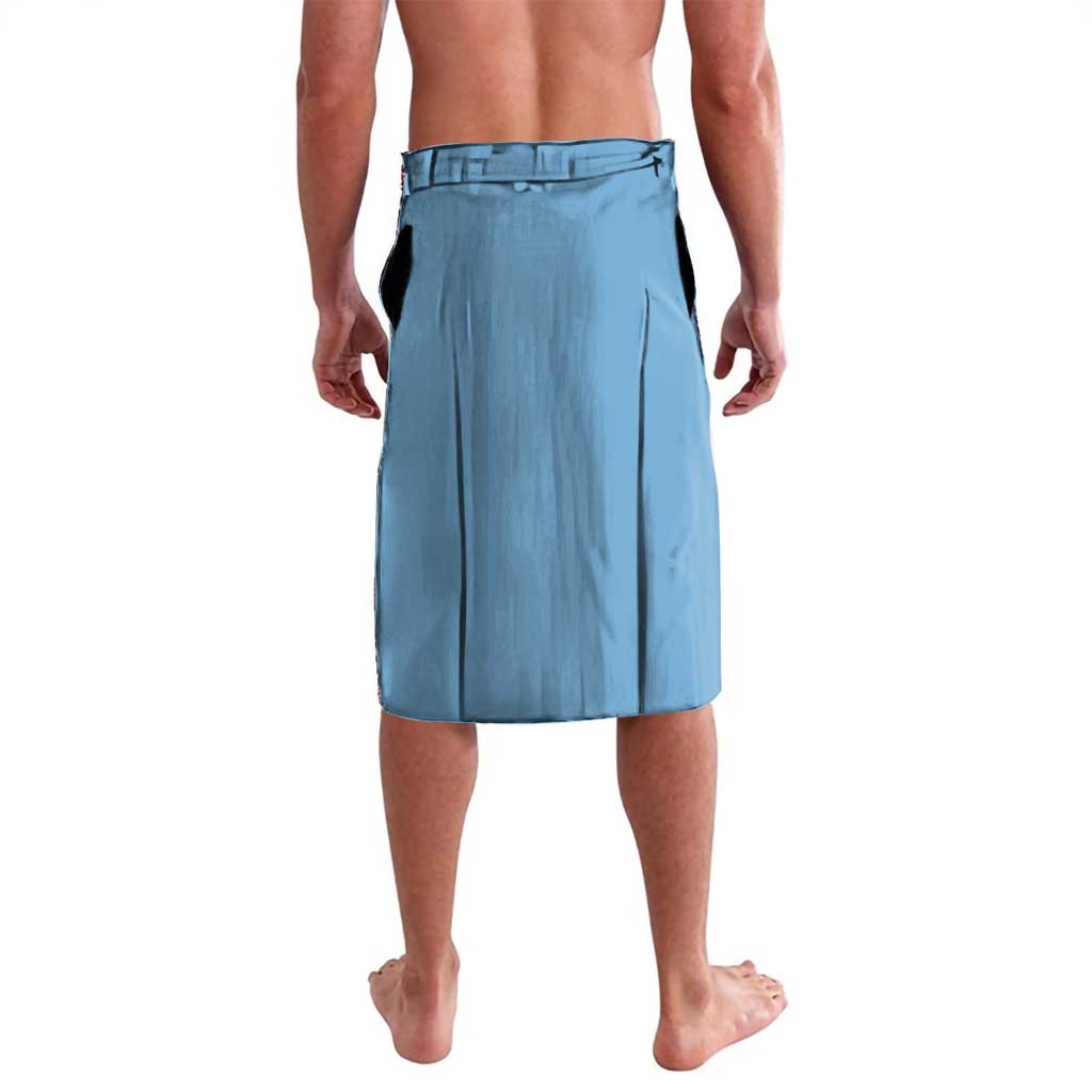 Custom Botswana Cricket Lavalava Go Baggy Blues - Wonder Print Shop