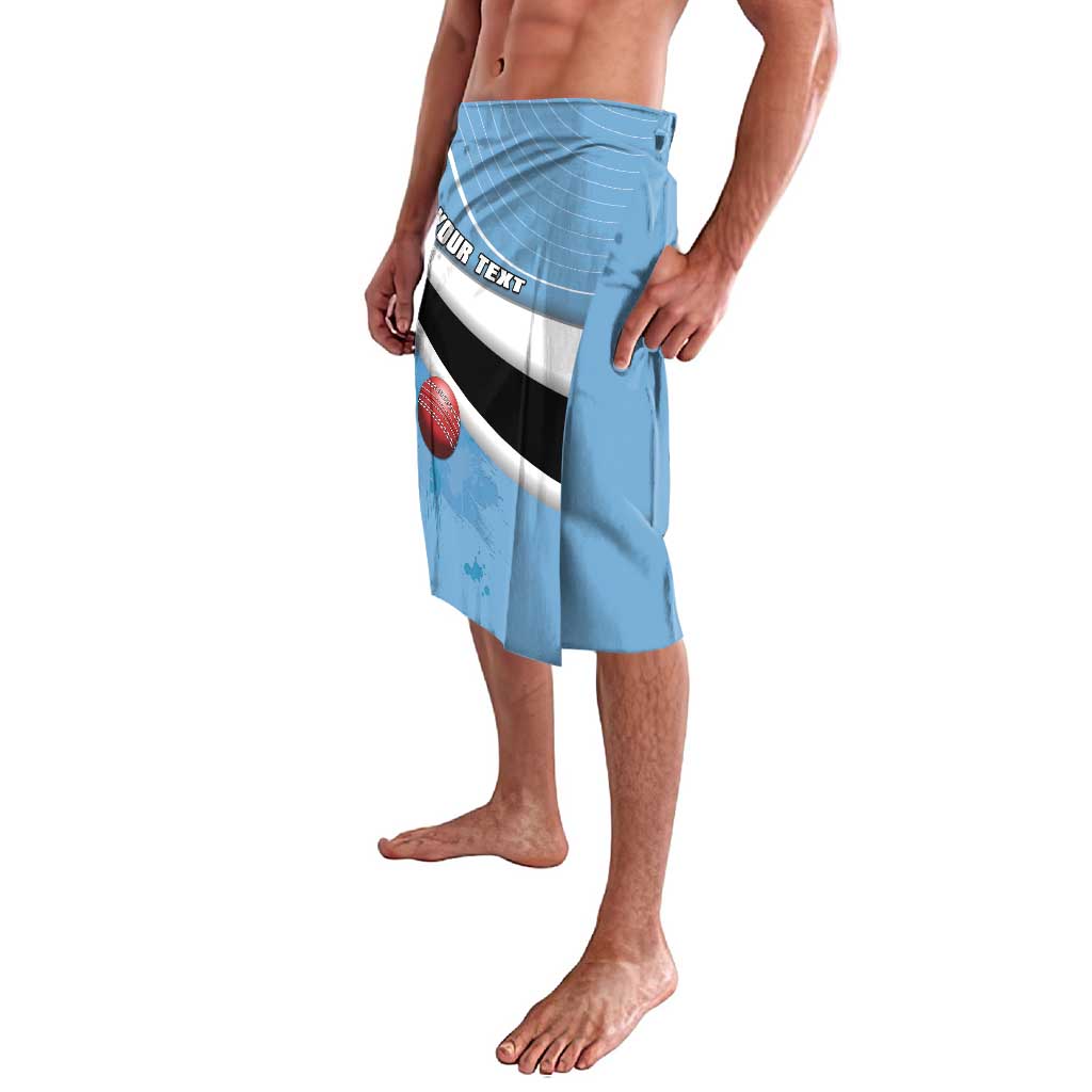 Custom Botswana Cricket Lavalava Go Baggy Blues - Wonder Print Shop