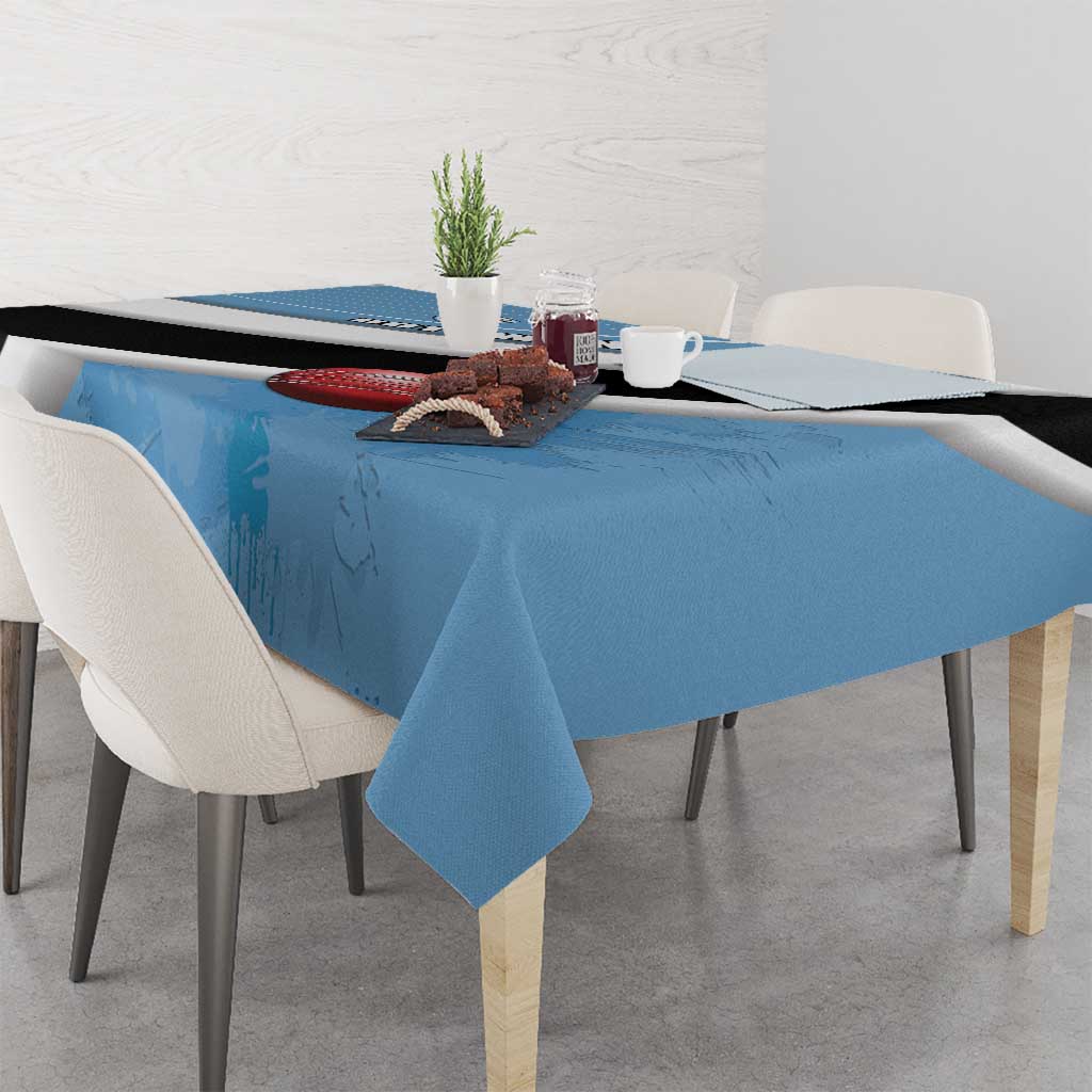 Botswana Cricket Tablecloth Go Baggy Blues - Wonder Print Shop