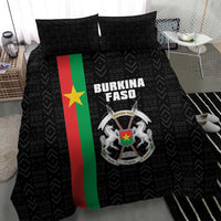 Burkina Faso Striped Bedding Set African Mud Cloth Pattern - Black - Wonder Print Shop