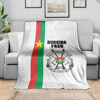 Burkina Faso Striped Blanket African Mud Cloth Pattern - White - Wonder Print Shop