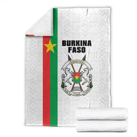 Burkina Faso Striped Blanket African Mud Cloth Pattern - White - Wonder Print Shop