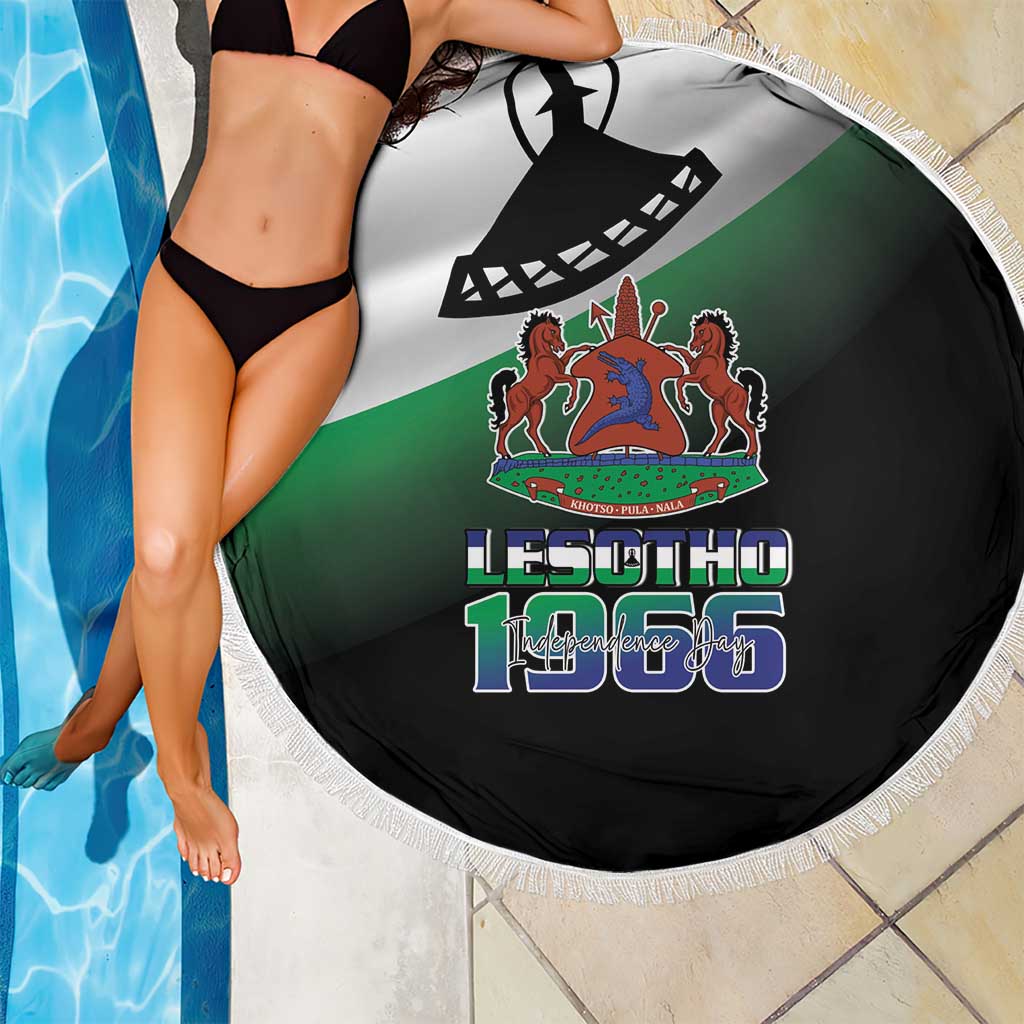 Lesotho 1966 Beach Blanket Happy Independence Day - Wonder Print Shop