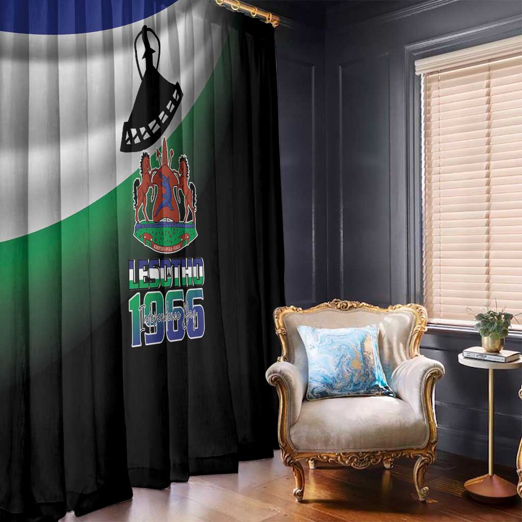 Lesotho 1966 Window Curtain Happy Independence Day - Wonder Print Shop