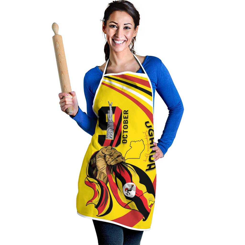 Uganda Apron 63rd Anniversary Of Independence - Wonder Print Shop