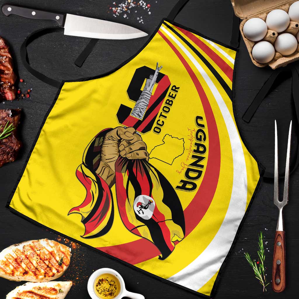 Uganda Apron 63rd Anniversary Of Independence - Wonder Print Shop