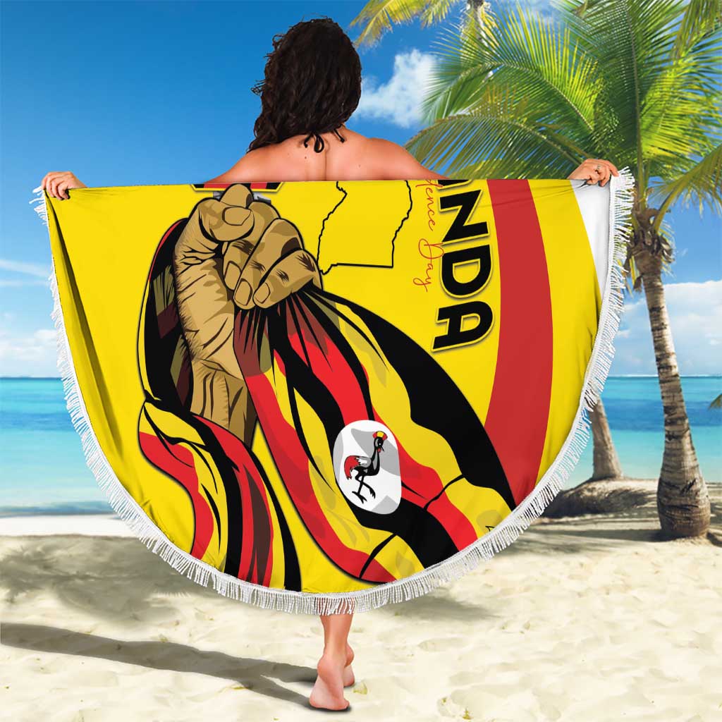 Uganda Beach Blanket 63rd Anniversary Of Independence - Wonder Print Shop