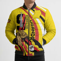 Uganda Bomber Puffer Jacket 63rd Anniversary Of Independence - Wonder Print Shop
