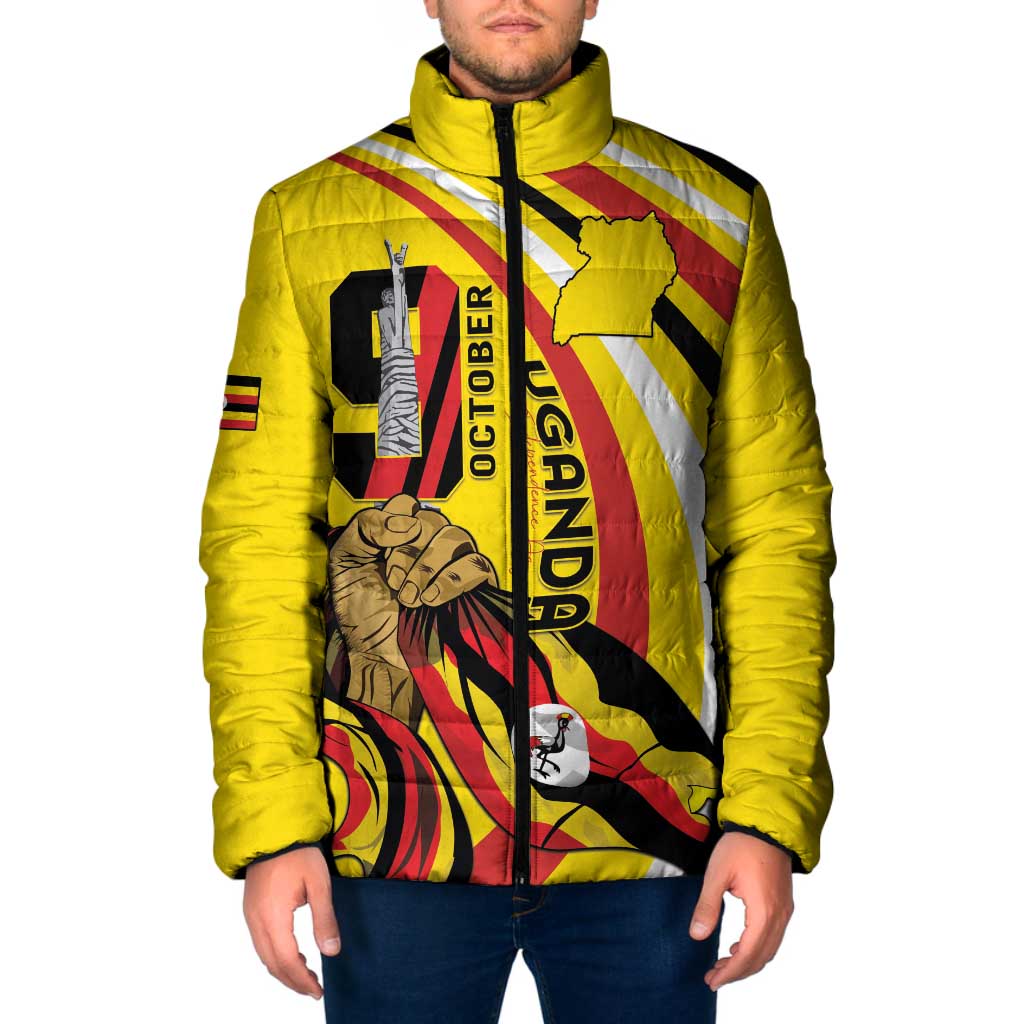 Uganda Padded Jacket 63rd Anniversary Of Independence - Wonder Print Shop