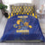 Custom Barbados Pride Cricket Bedding Set Dwarf Poinciana Flower Sporty Style - Wonder Print Shop