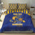 Custom Barbados Pride Cricket Bedding Set Dwarf Poinciana Flower Sporty Style - Wonder Print Shop