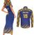 Custom Barbados Pride Cricket Couples Matching Short Sleeve Bodycon Dress and Long Sleeve Button Shirt Dwarf Poinciana Flower Sporty Style - Wonder Print Shop