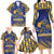 Custom Barbados Pride Cricket Family Matching Long Sleeve Bodycon Dress and Hawaiian Shirt Dwarf Poinciana Flower Sporty Style - Wonder Print Shop