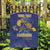 Custom Barbados Pride Cricket Garden Flag Dwarf Poinciana Flower Sporty Style - Wonder Print Shop