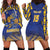 Custom Barbados Pride Cricket Hoodie Dress Dwarf Poinciana Flower Sporty Style - Wonder Print Shop