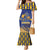 Custom Barbados Pride Cricket Mermaid Dress Dwarf Poinciana Flower Sporty Style - Wonder Print Shop