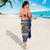 Custom Barbados Pride Cricket Sarong Dwarf Poinciana Flower Sporty Style - Wonder Print Shop