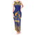 Custom Barbados Pride Cricket Tank Maxi Dress Dwarf Poinciana Flower Sporty Style - Wonder Print Shop