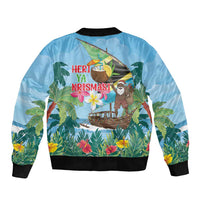 Tanzania Christmas Bomber Jacket Heri ya Krismasi - Wonder Print Shop