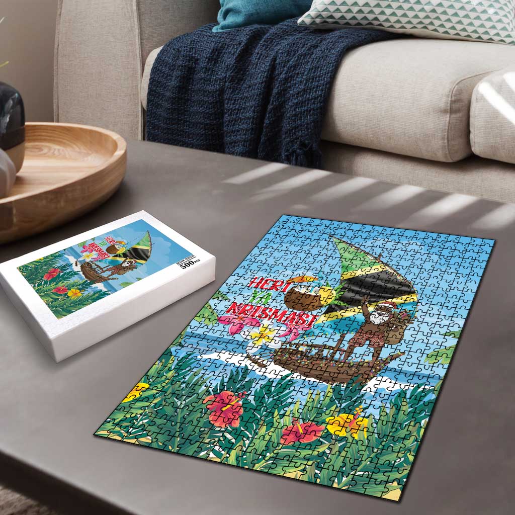 Tanzania Christmas Puzzle Heri ya Krismasi - Wonder Print Shop