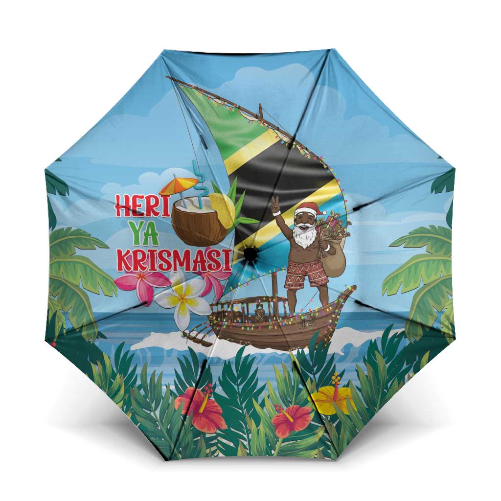 Tanzania Christmas Umbrella Heri ya Krismasi - Wonder Print Shop