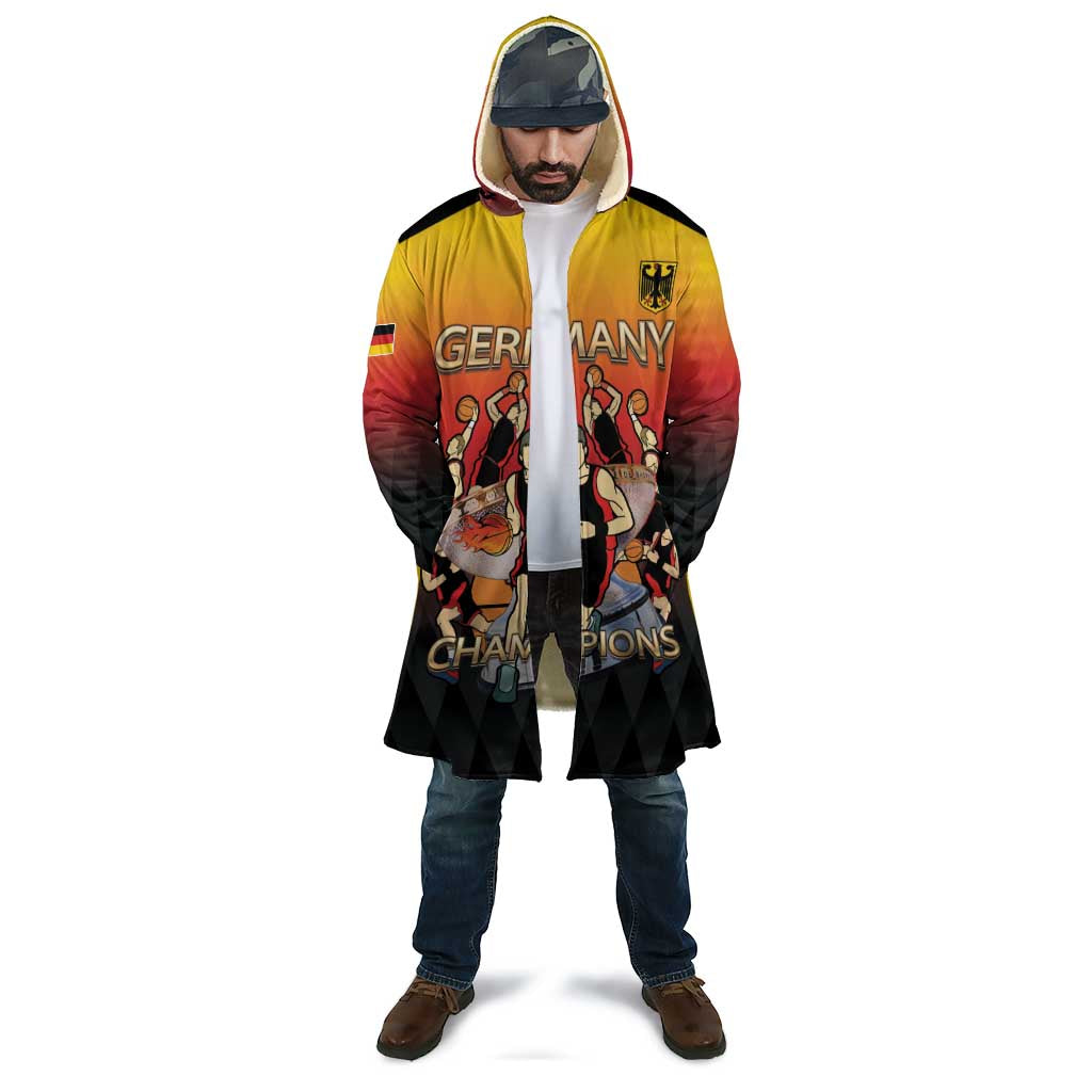 Custom Germany Basketball Cloak European Champions 2025 - Wonder Print Shop