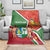 Suriname Independence Day Blanket Coat Of Arms With Lesser Kiskadee